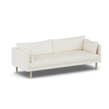 Linnevik sofa - Jump Off White 1954-hvitoljet eik, 4-seters, uten skjørt - 1898