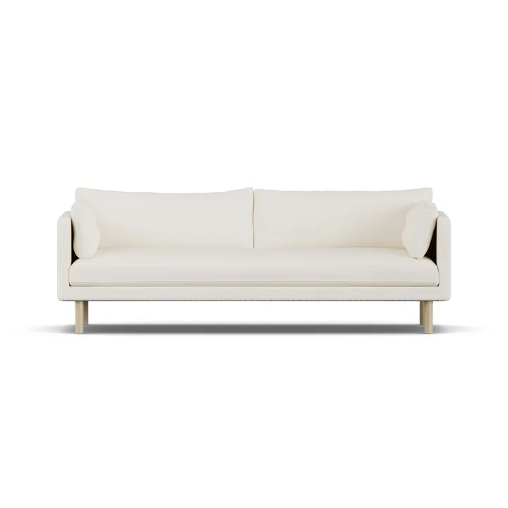 Linnevik sofa - Jump Off White 1954-hvitoljet eik, 4-seters - 1898