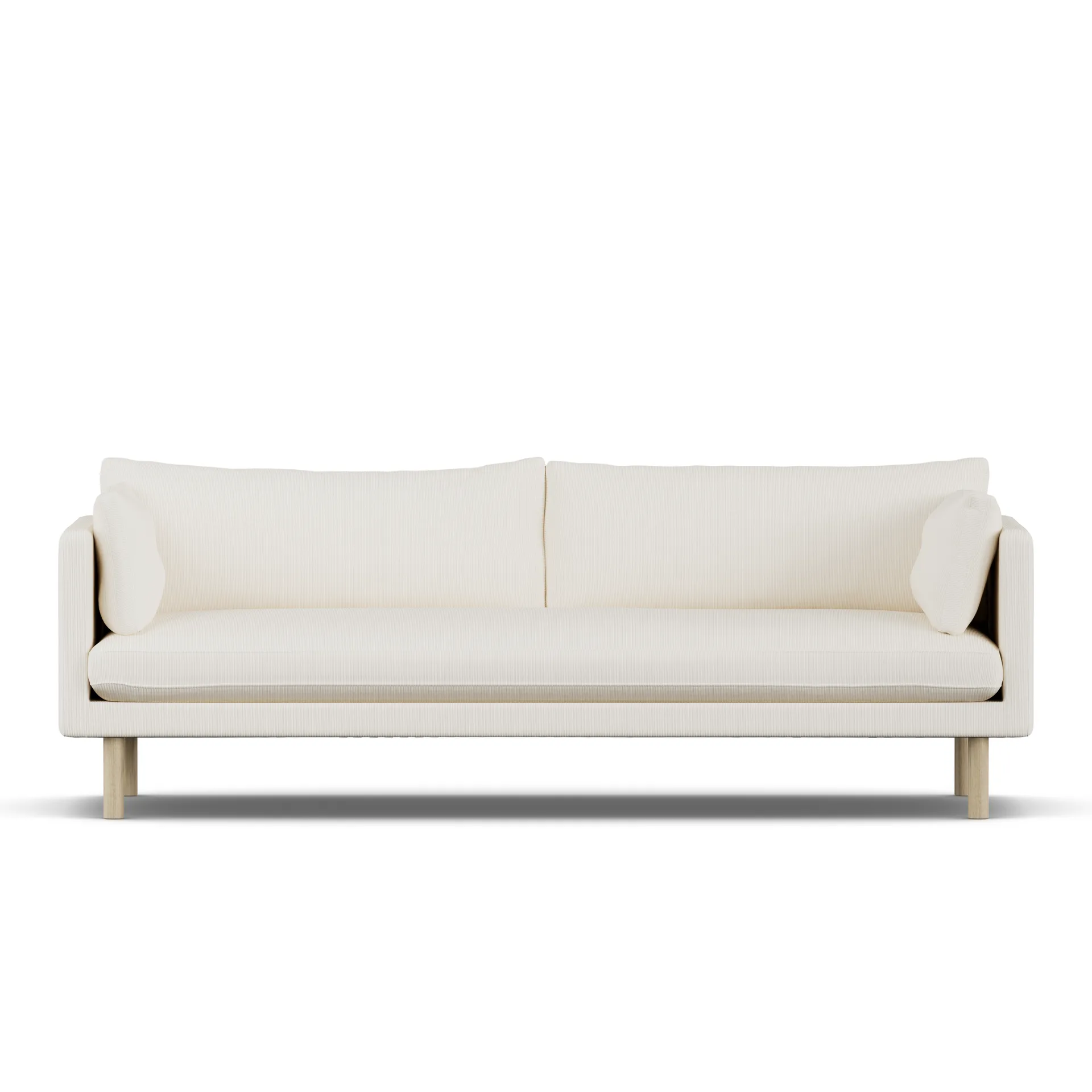 Linnevik sofa, Jump Off White 1954-hvitoljet eik, 4-seters 1898