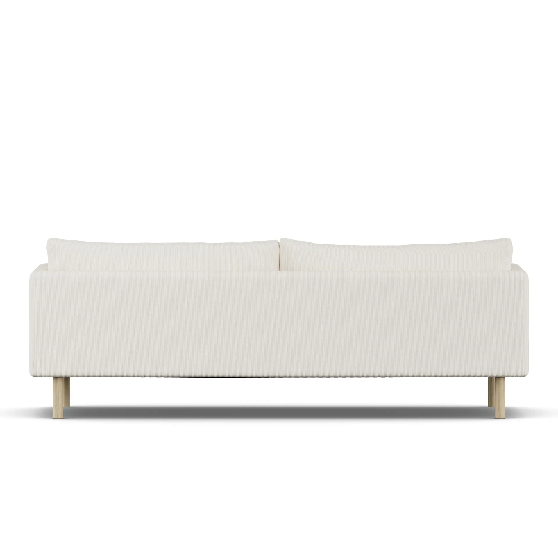 Linnevik sofa, Jump Off White 1954-hvitoljet eik, 4-seters 1898