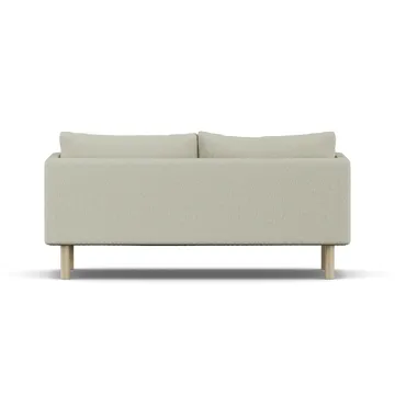 Linnevik sofa - Luiza Beige 3981-hvitoljet eik, 2-seters, uten skjørt - 1898