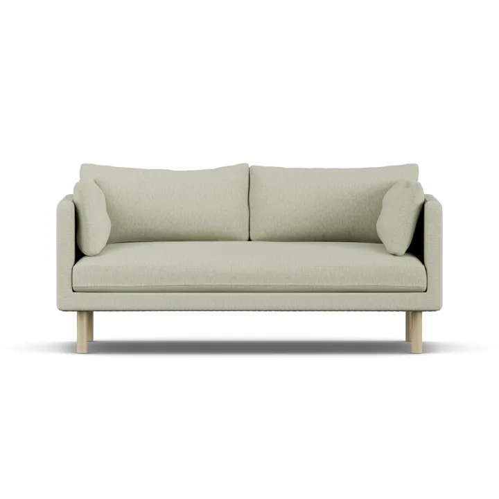 Linnevik sofa - Luiza Beige 3981-hvitoljet eik, 2-seters - 1898