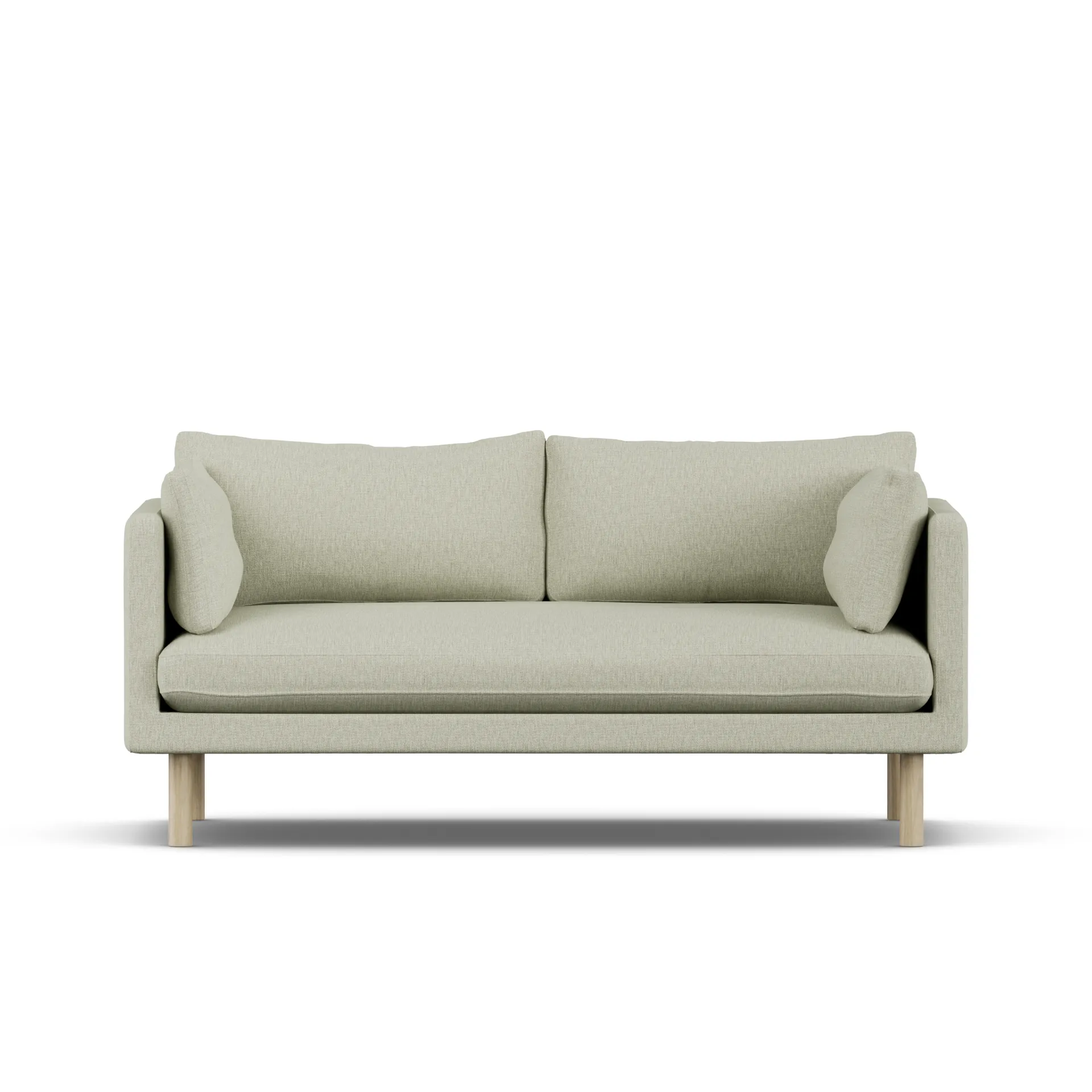 Linnevik sofa, Luiza Beige 3981-hvitoljet eik, 2-seters 1898