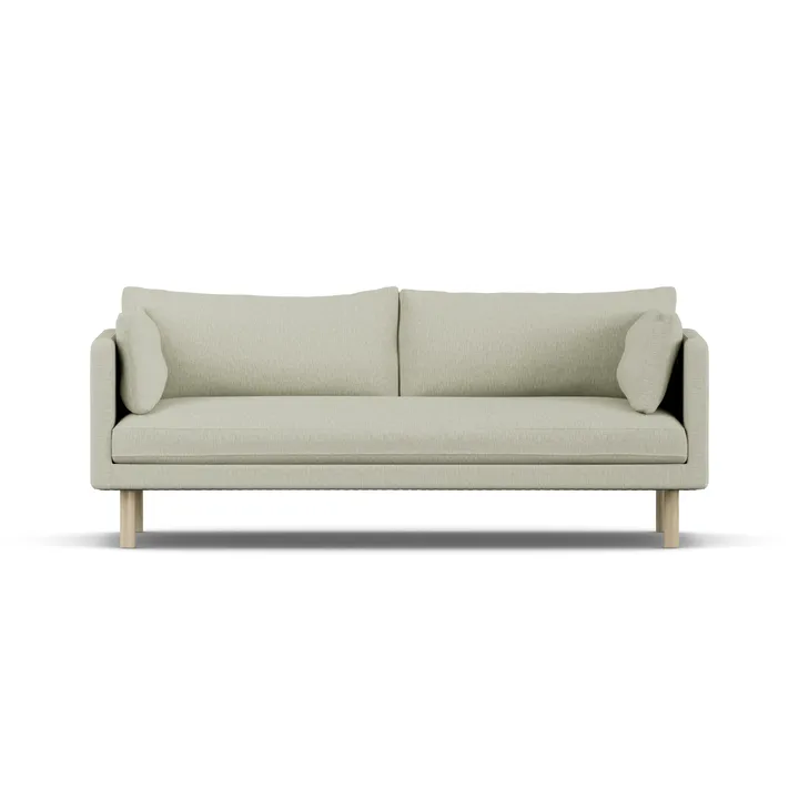 Linnevik sofa - Luiza Beige 3981-hvitoljet eik, 3-seters - 1898