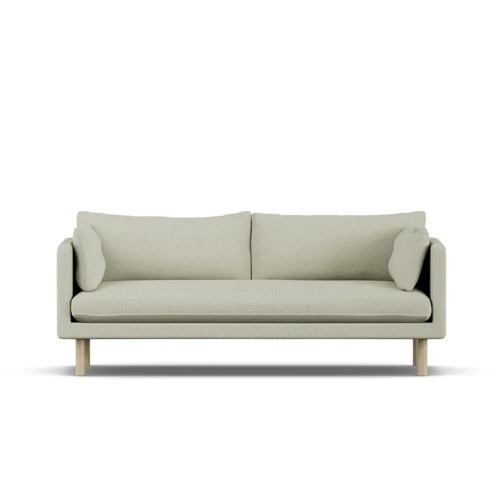 Linnevik sofa - Luiza Beige 3981-hvitoljet eik, 3-seters - 1898