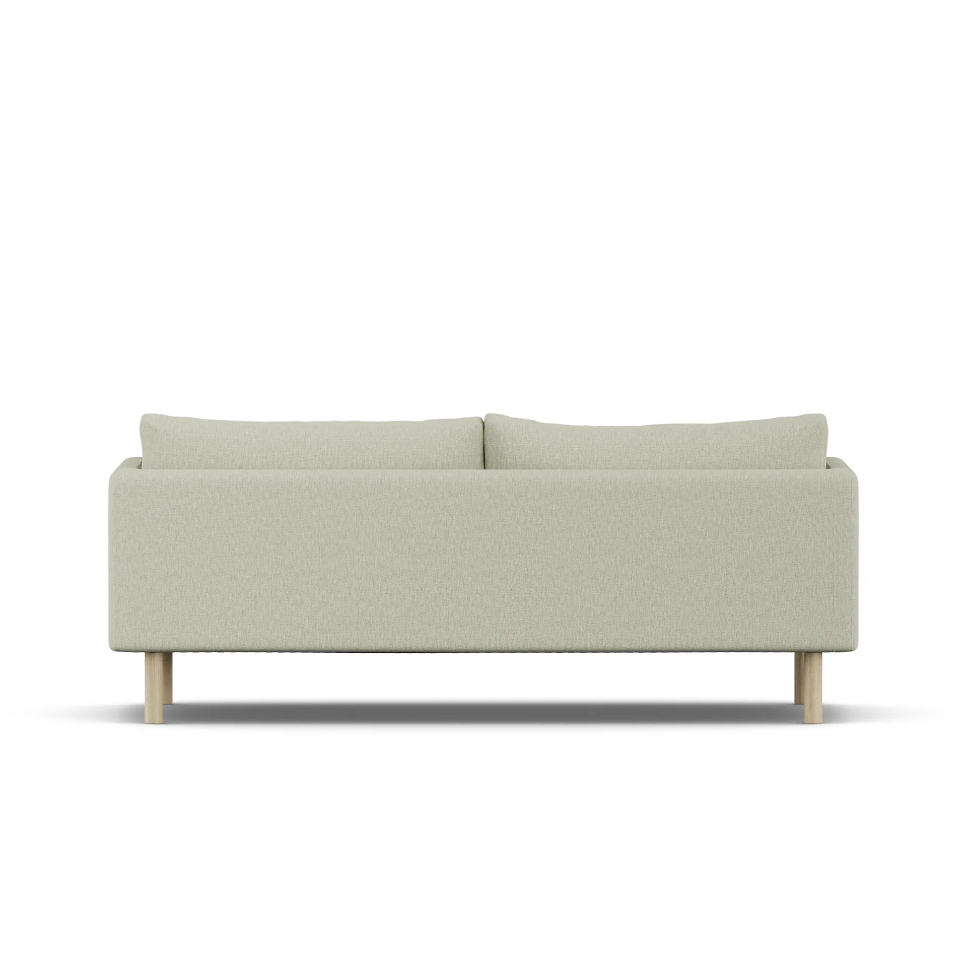 Linnevik sofa, Luiza Beige 3981-hvitoljet eik, 3-seters 1898