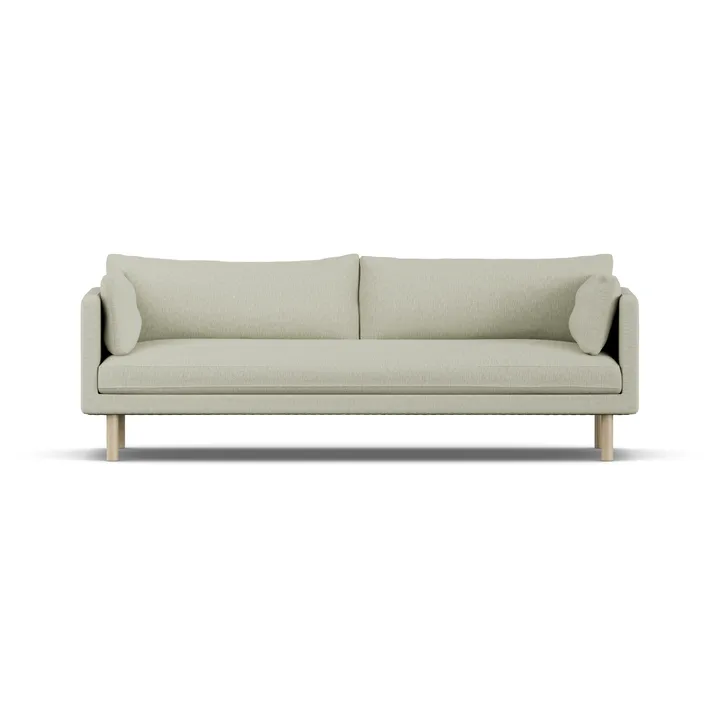 Linnevik sofa - Luiza Beige 3981-hvitoljet eik, 4-seters - 1898