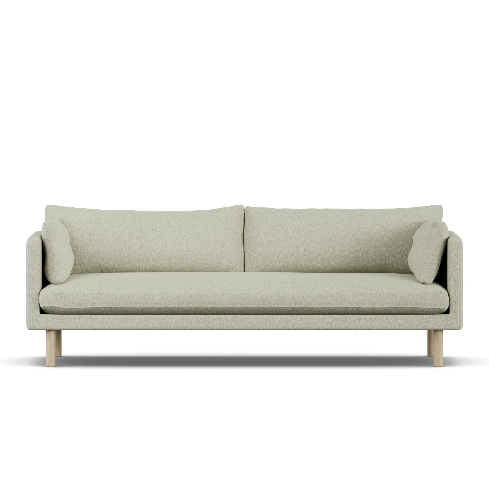 Linnevik sofa, Luiza Beige 3981-hvitoljet eik, 4-seters 1898