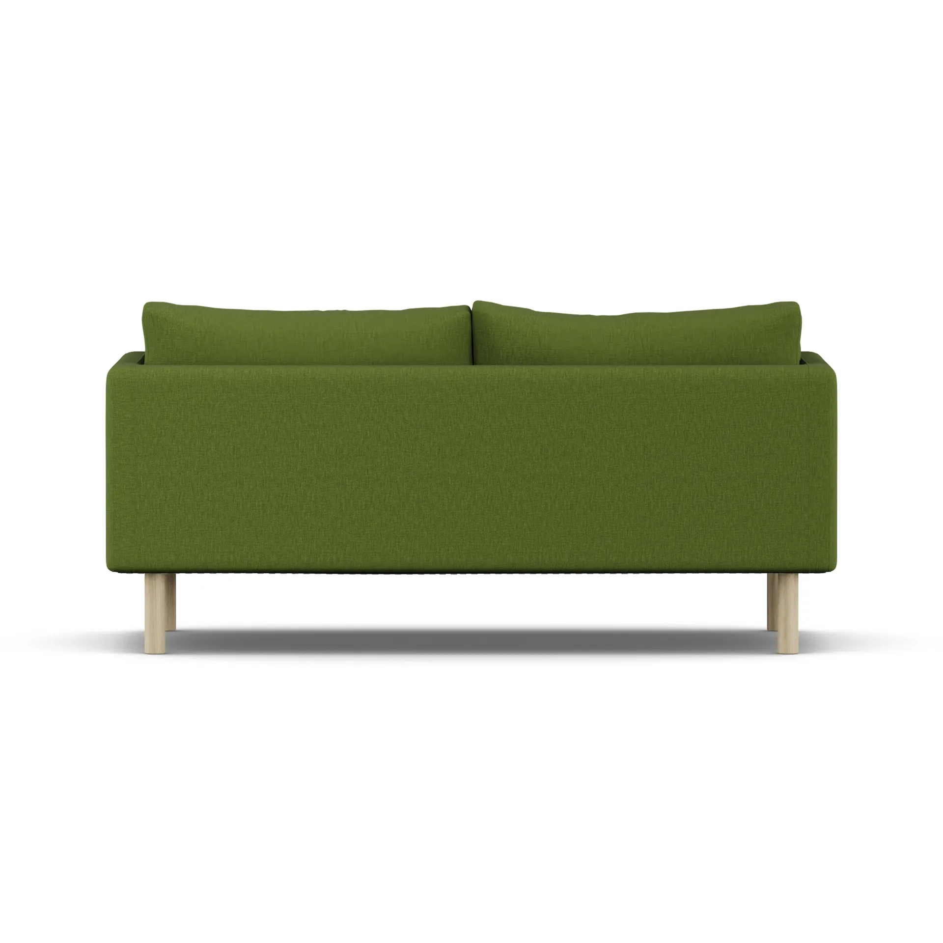 Linnevik sofa, Luiza Green 3975-hvitoljet eik, 2-seters, uten skjørt 1898
