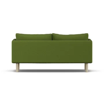 Linnevik sofa - Luiza Green 3975-hvitoljet eik, 2-seters, uten skjørt - 1898