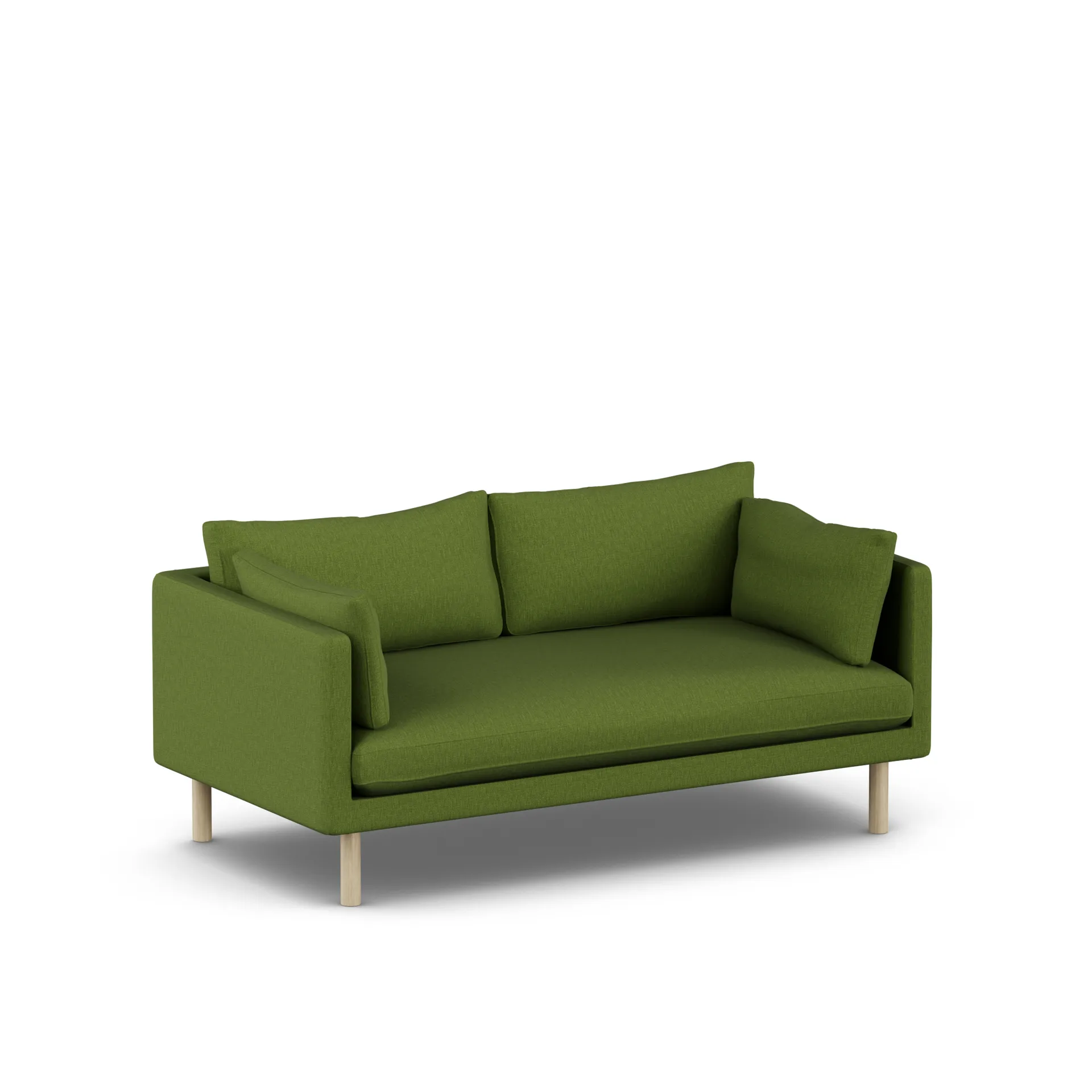 Linnevik sofa, Luiza Green 3975-hvitoljet eik, 2-seters 1898