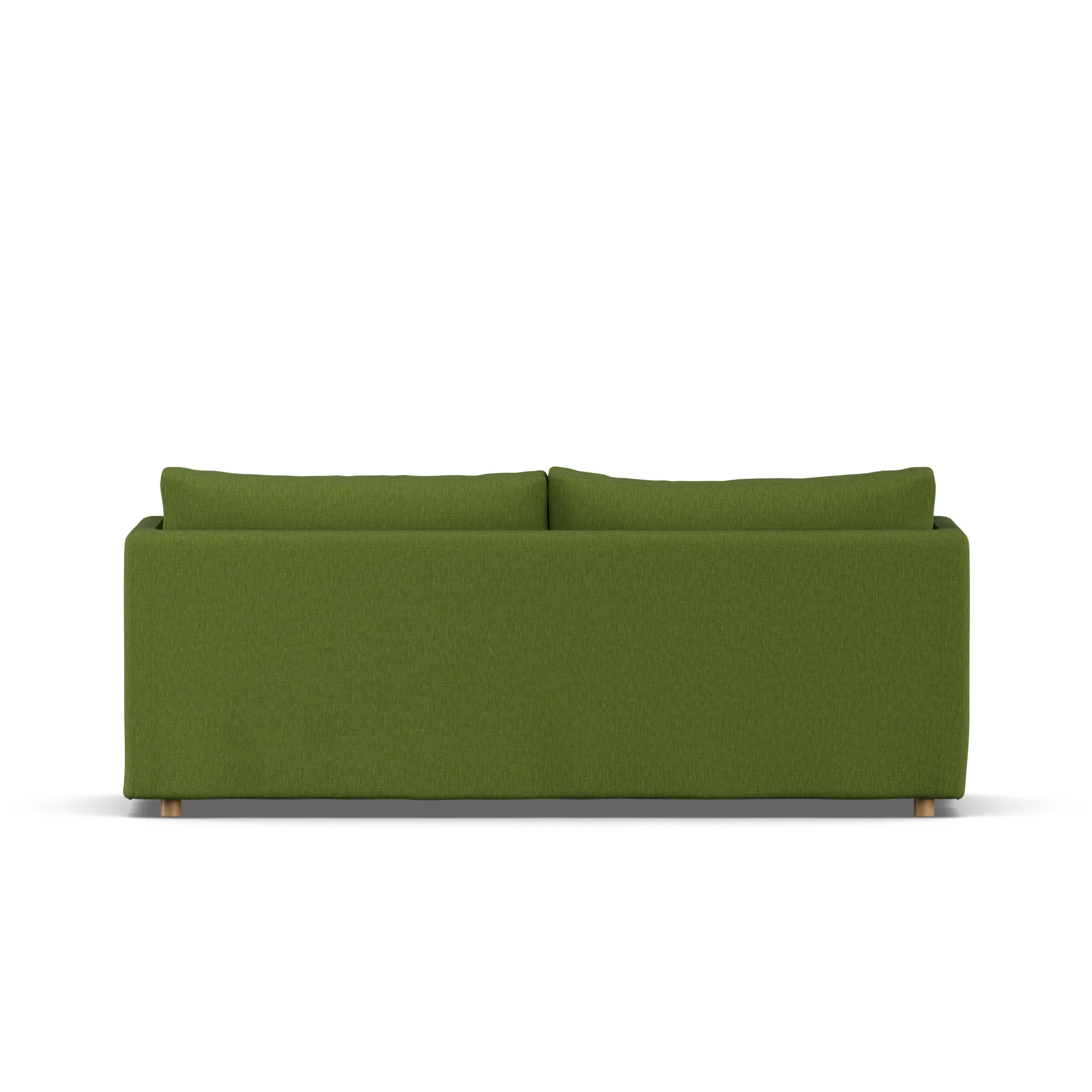 Linnevik sofa, Luiza green 3975-hvitoljet eik, 3-seters, med skjørt 1898