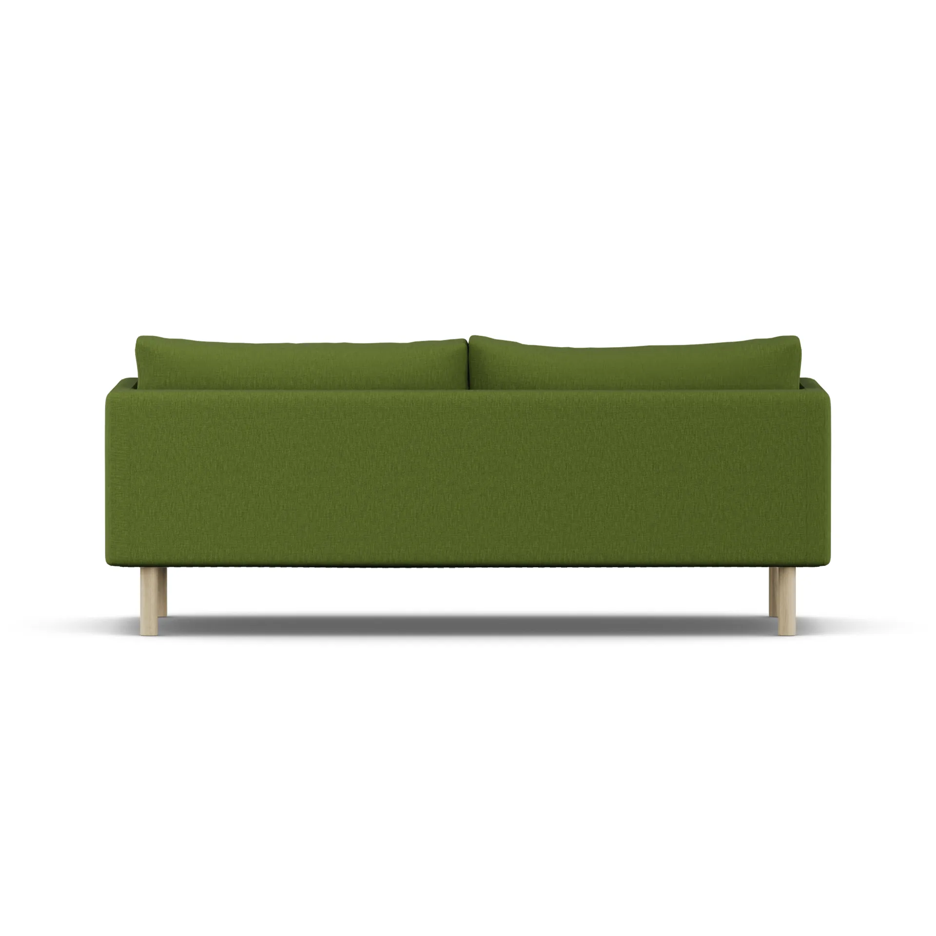 Linnevik sofa, Luiza Green 3975-hvitoljet eik, 3-seters, uten skjørt 1898