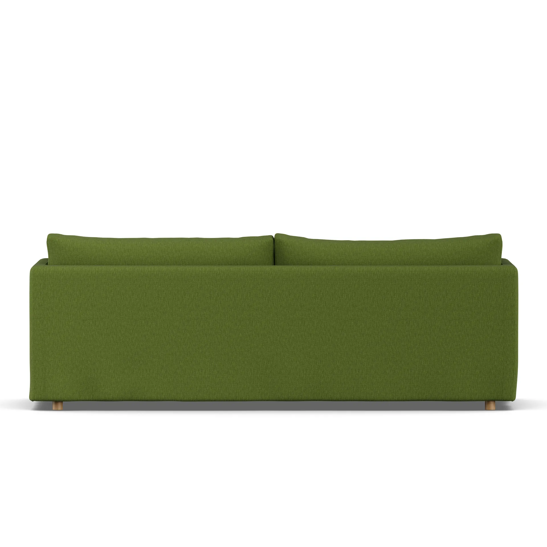 Linnevik sofa, Luiza Green 3975-hvitoljet eik, 4-seters, med skjørt 1898