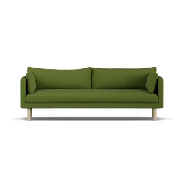 Linnevik sofa - Luiza Green 3975-hvitoljet eik, 4-seters, uten skjørt - 1898