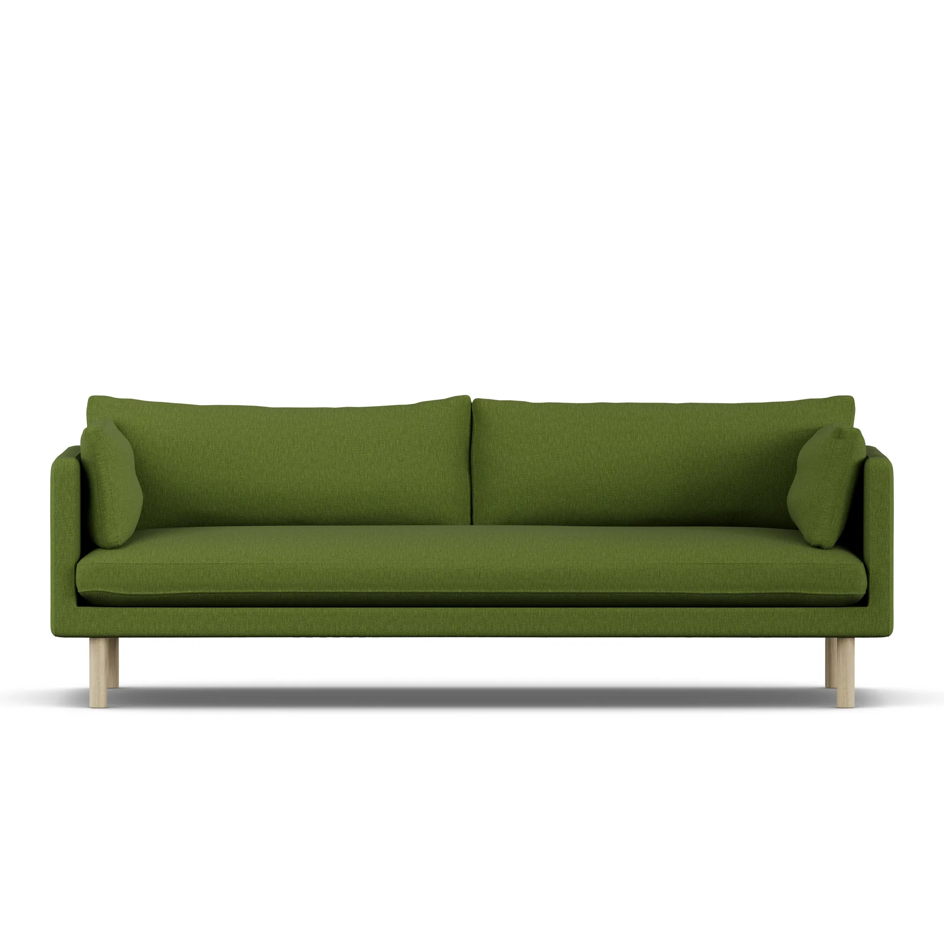 Linnevik sofa, Luiza Green 3975-hvitoljet eik, 4-seters 1898