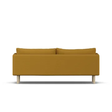 Linnevik sofa - Luiza Mustard 3972-hvitoljet eik, 3-seters - 1898