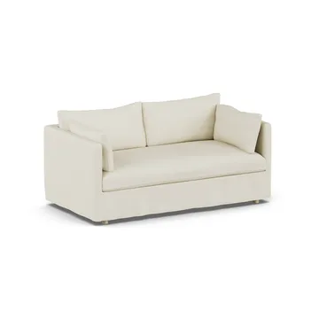 Linnevik sofa - Oslo Nature 1540-hvitoljet eik, 2-seters, med skjørt - 1898