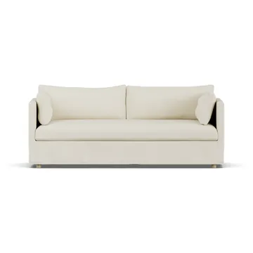 Linnevik sofa - Oslo Nature 1540-hvitoljet eik, 3-seters, med skjørt - 1898