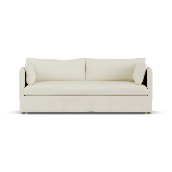 Linnevik sofa - Oslo Nature 1540-hvitoljet eik, 3-seters, med skjørt - 1898