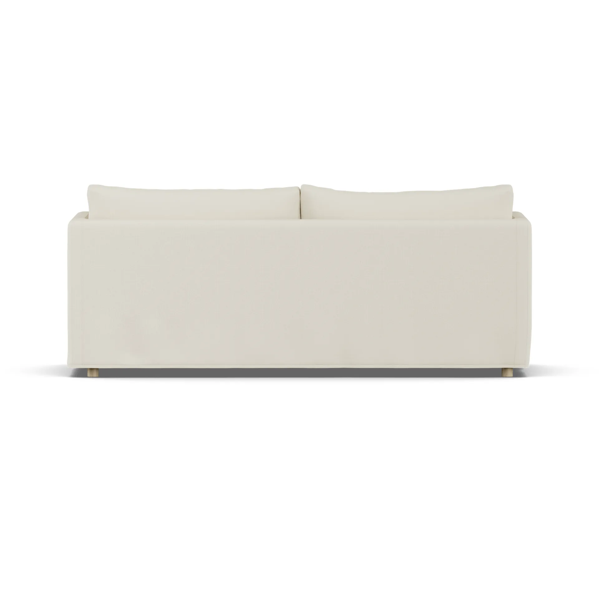 Linnevik sofa, Oslo Nature 1540-hvitoljet eik, 3-seters, med skjørt 1898