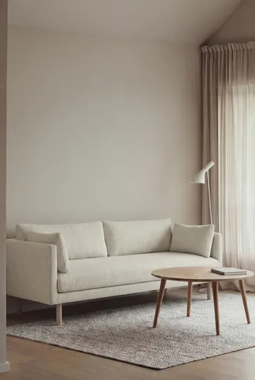 Linnevik sofa - Oslo Nature 1540-hvitoljet eik, 3-seters, uten skjørt - 1898
