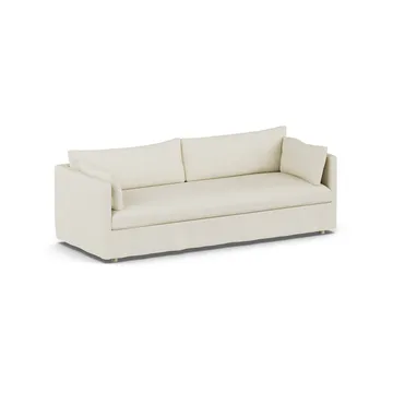 Linnevik sofa - Oslo Nature 1540-hvitoljet eik, 4-seters, med skjørt - 1898