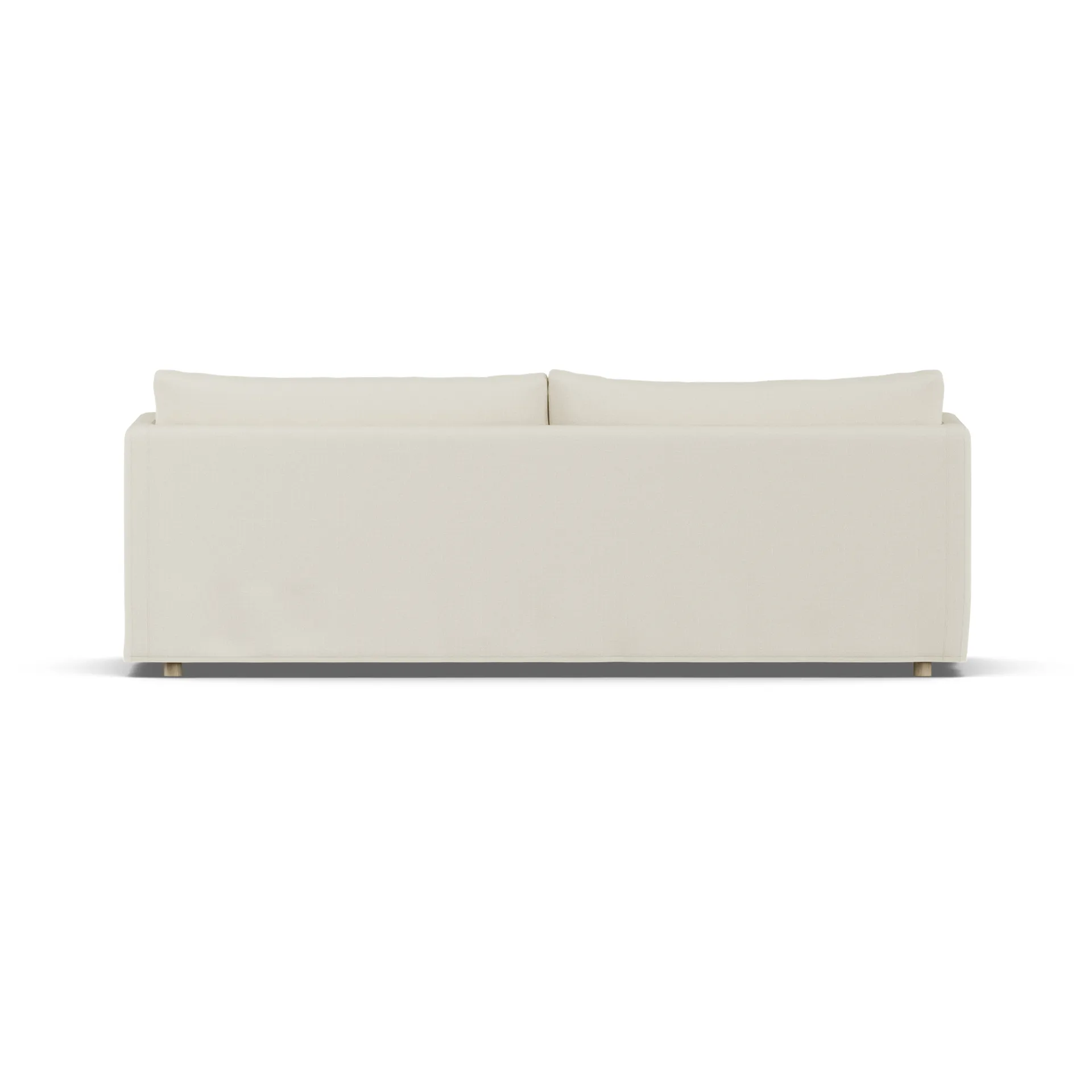 Linnevik sofa, Oslo Nature 1540-hvitoljet eik, 4-seters, med skjørt 1898
