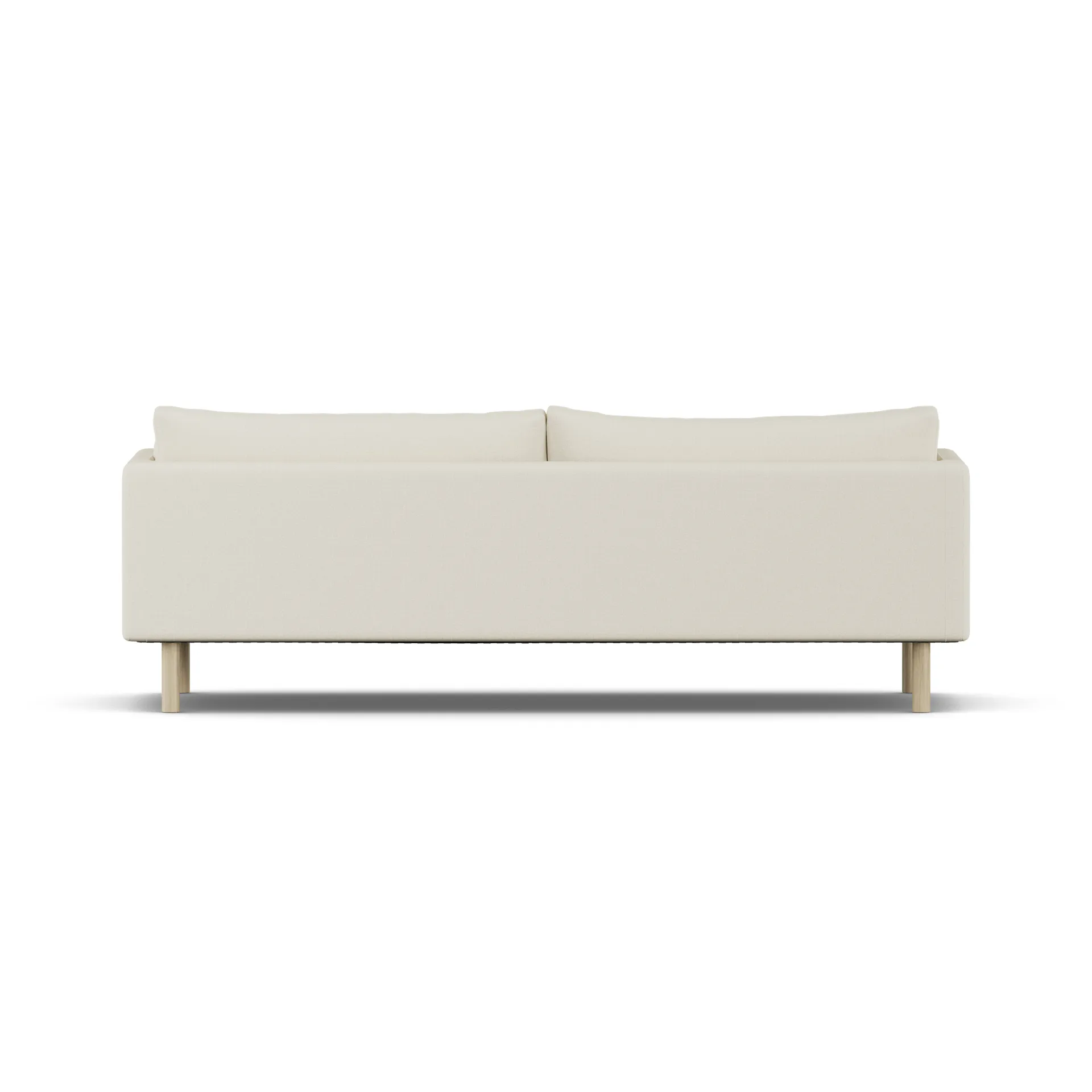 Linnevik sofa, Oslo Nature 1540-hvitoljet eik, 4-seters, uten skjørt 1898