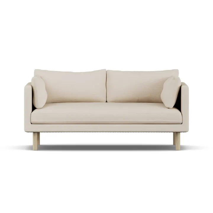 Linnevik sofa - Same Beige 6670-hvitoljet eik, 2-seters - 1898
