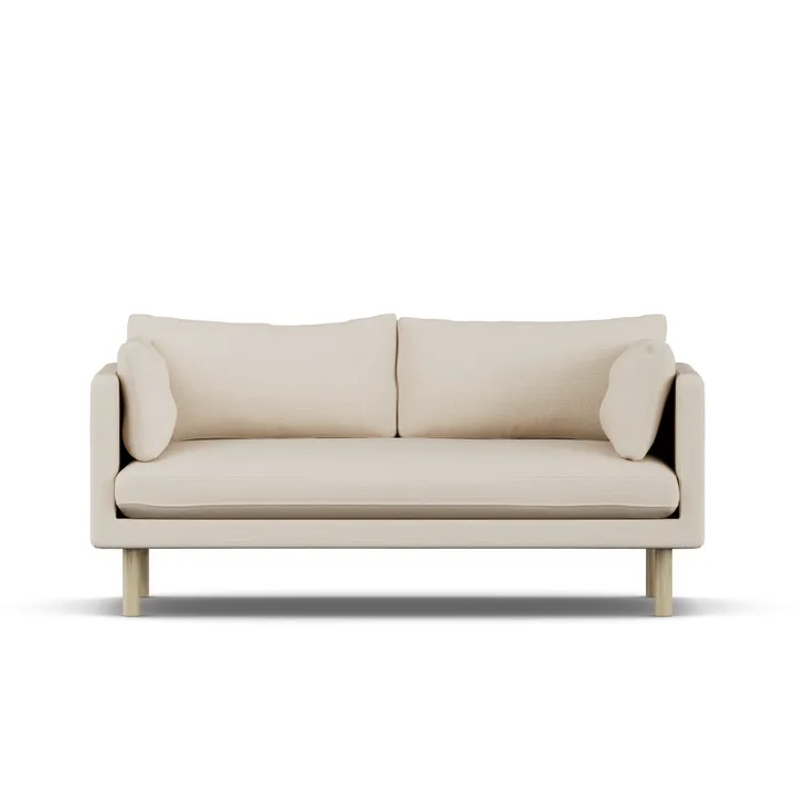 Linnevik sofa - Same Beige 6670-hvitoljet eik, 2-seters - 1898