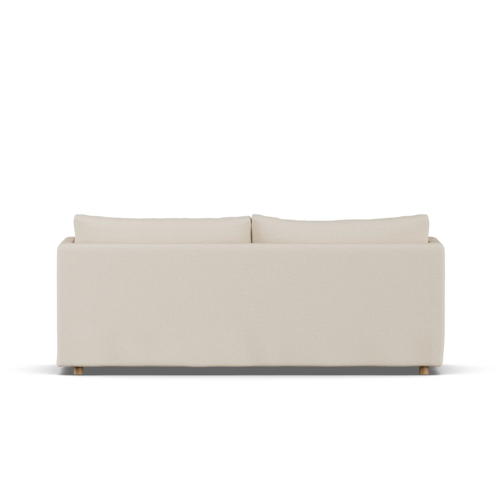 Linnevik sofa, Same Beige 6670-hvitoljet eik, 3-seters, med skjørt 1898