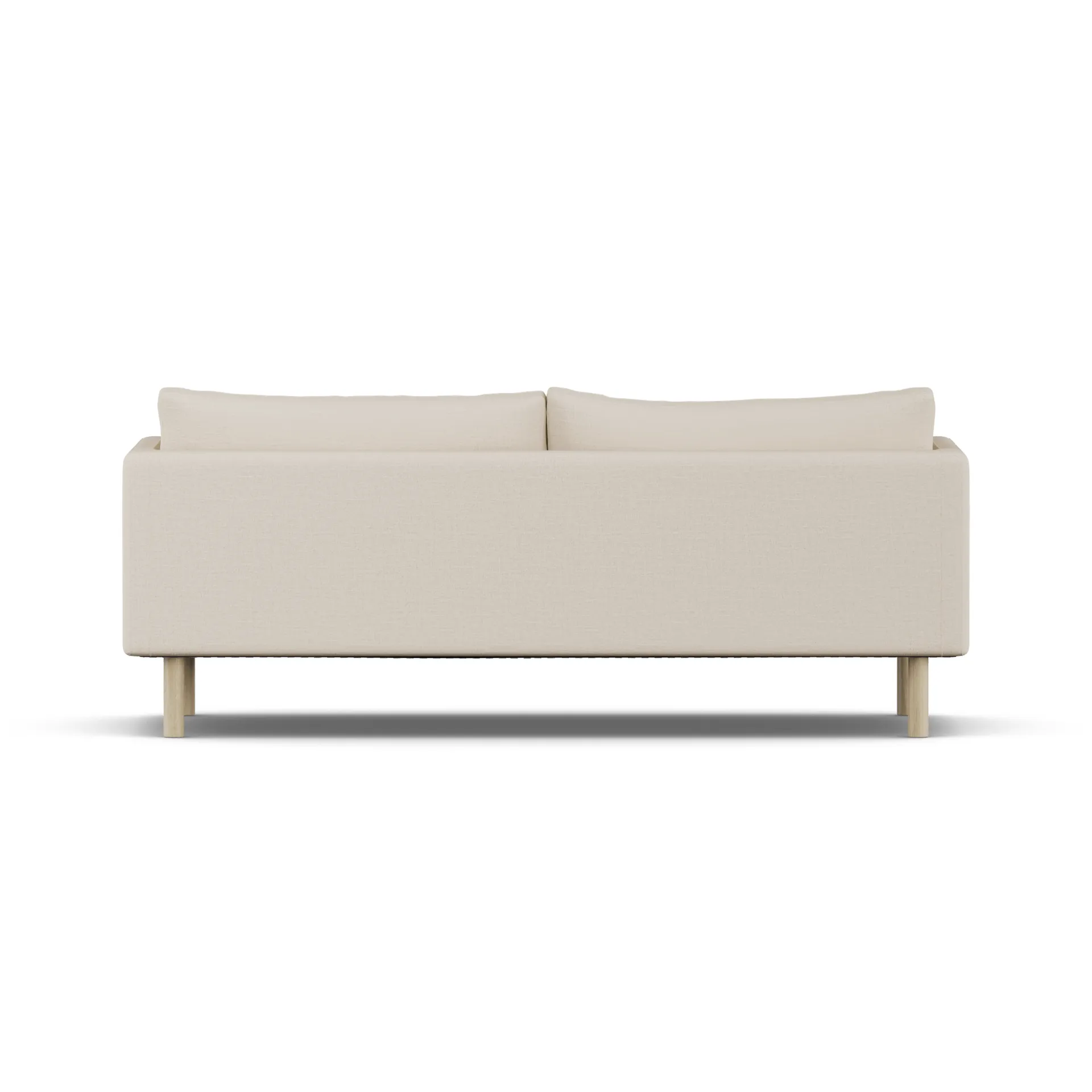 Linnevik sofa, Same Beige 6670-hvitoljet eik, 3-seters, uten skjørt 1898