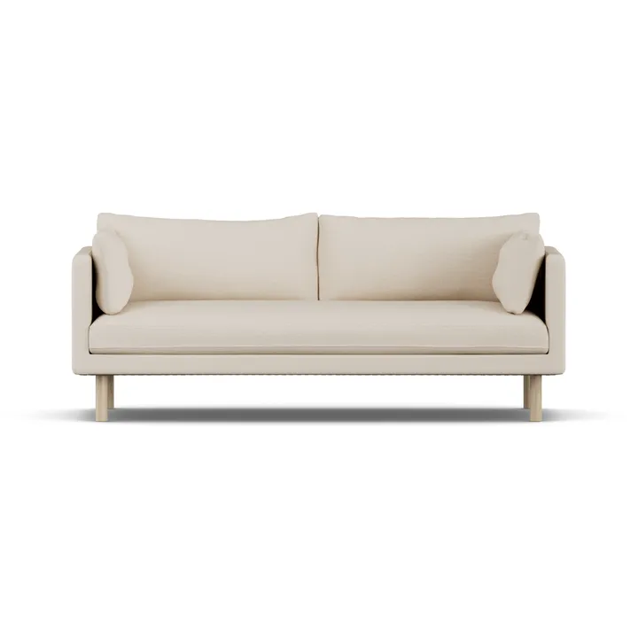 Linnevik sofa - Same Beige 6670-hvitoljet eik, 3-seters - 1898