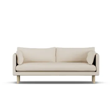 Linnevik sofa - Same Beige 6670-hvitoljet eik, 3-seters - 1898