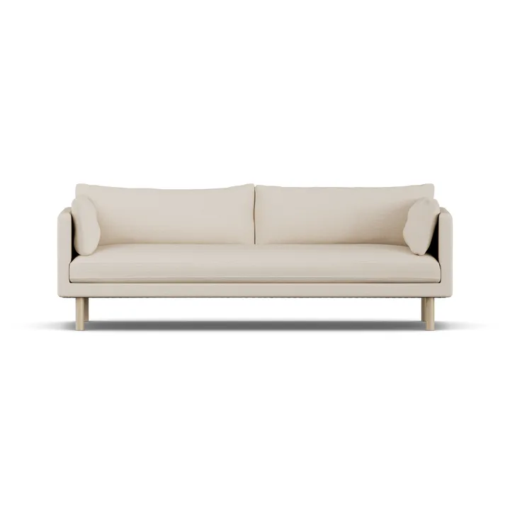 Linnevik sofa - Same Beige 6670-hvitoljet eik, 4-seters - 1898