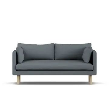 Linnevik sofa - Same Blue 6678-hvitoljet eik, 2-seters - 1898
