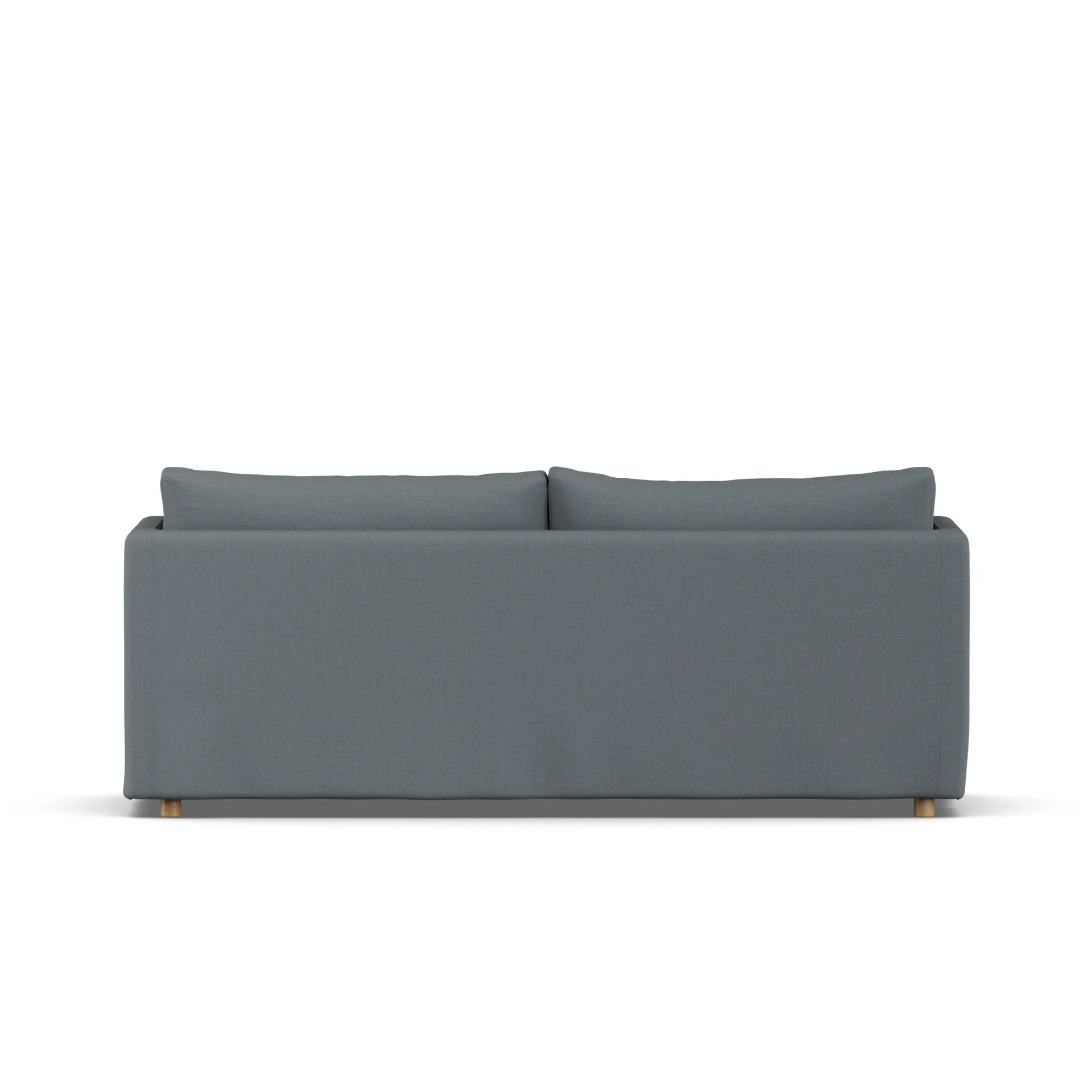 Linnevik sofa, Same Blue 6678-hvitoljet eik, 3-seters, med skjørt 1898