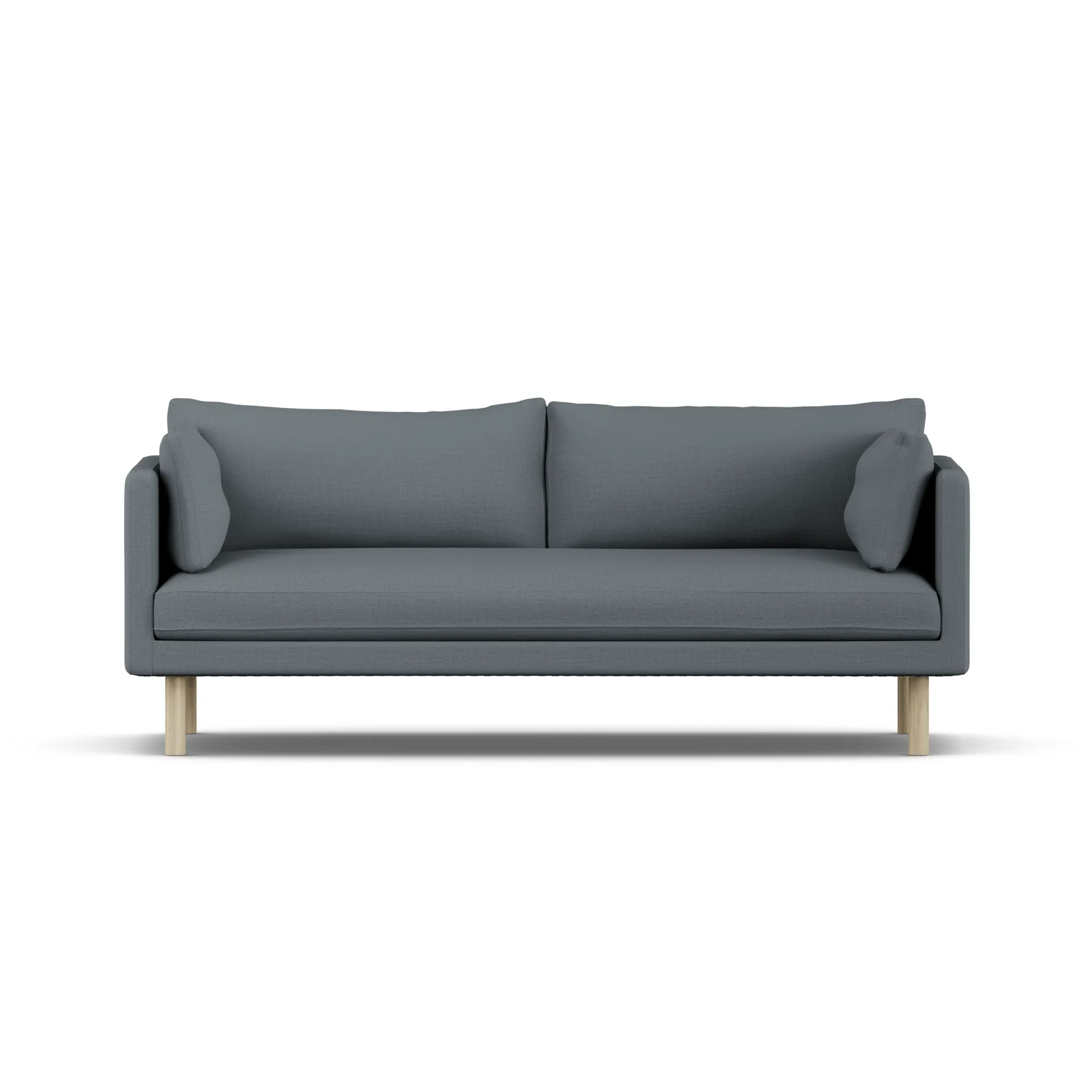Linnevik sofa, Same Blue 6678-hvitoljet eik, 3-seters, uten skjørt 1898
