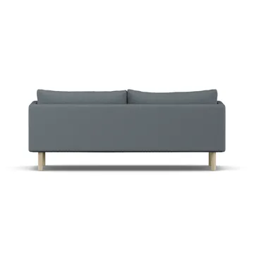 Linnevik sofa - Same Blue 6678-hvitoljet eik, 3-seters, uten skjørt - 1898