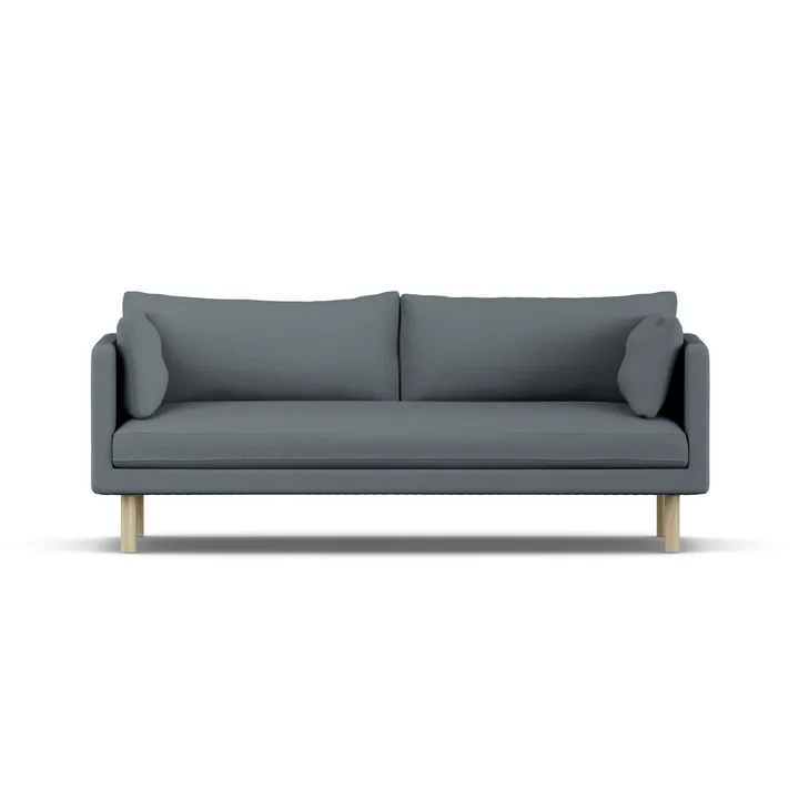 Linnevik sofa - Same Blue 6678-hvitoljet eik, 3-seters - 1898