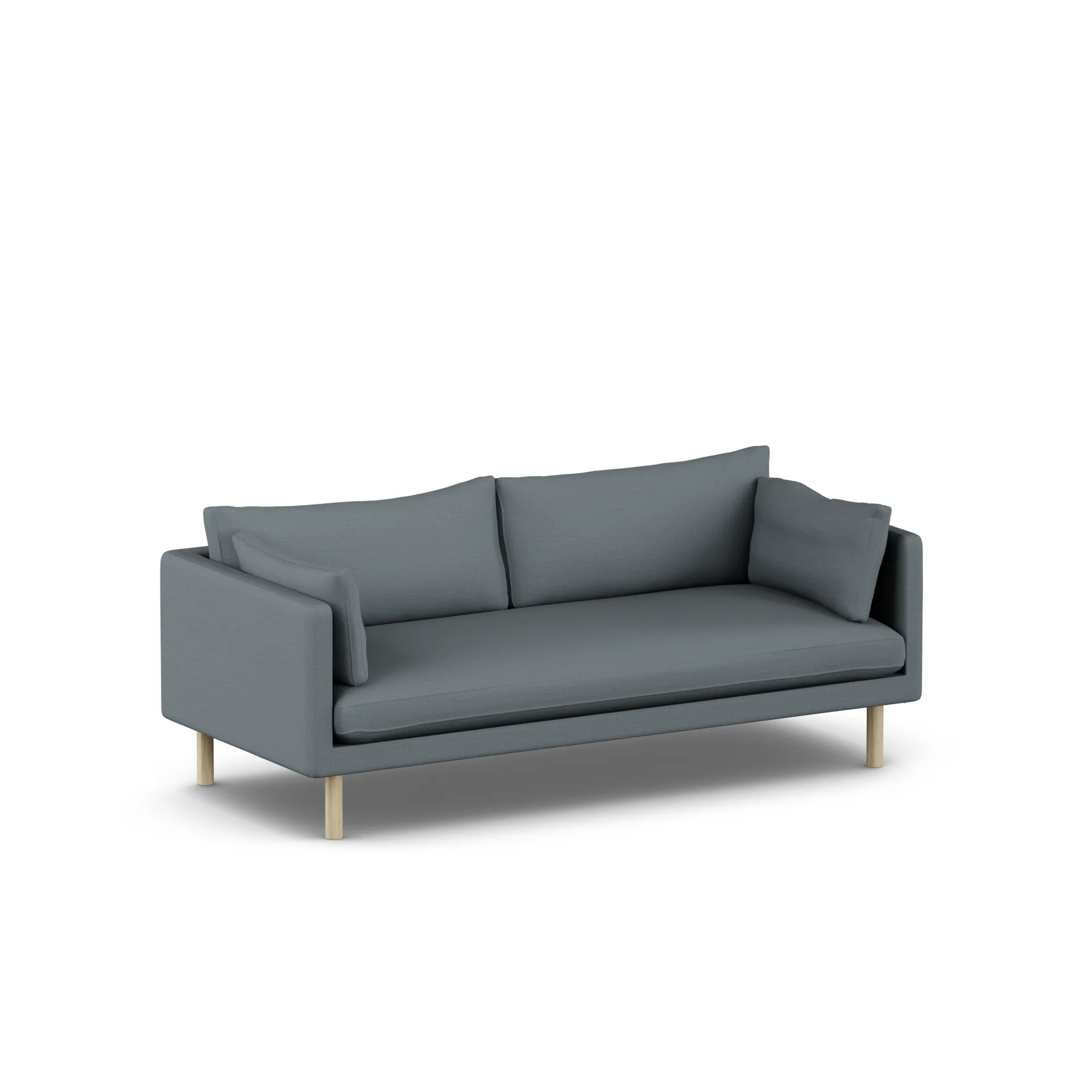 Linnevik sofa, Same Blue 6678-hvitoljet eik, 3-seters 1898