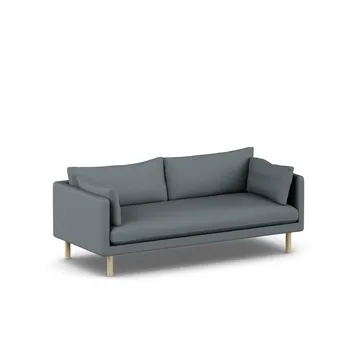 Linnevik sofa - Same Blue 6678-hvitoljet eik, 3-seters - 1898