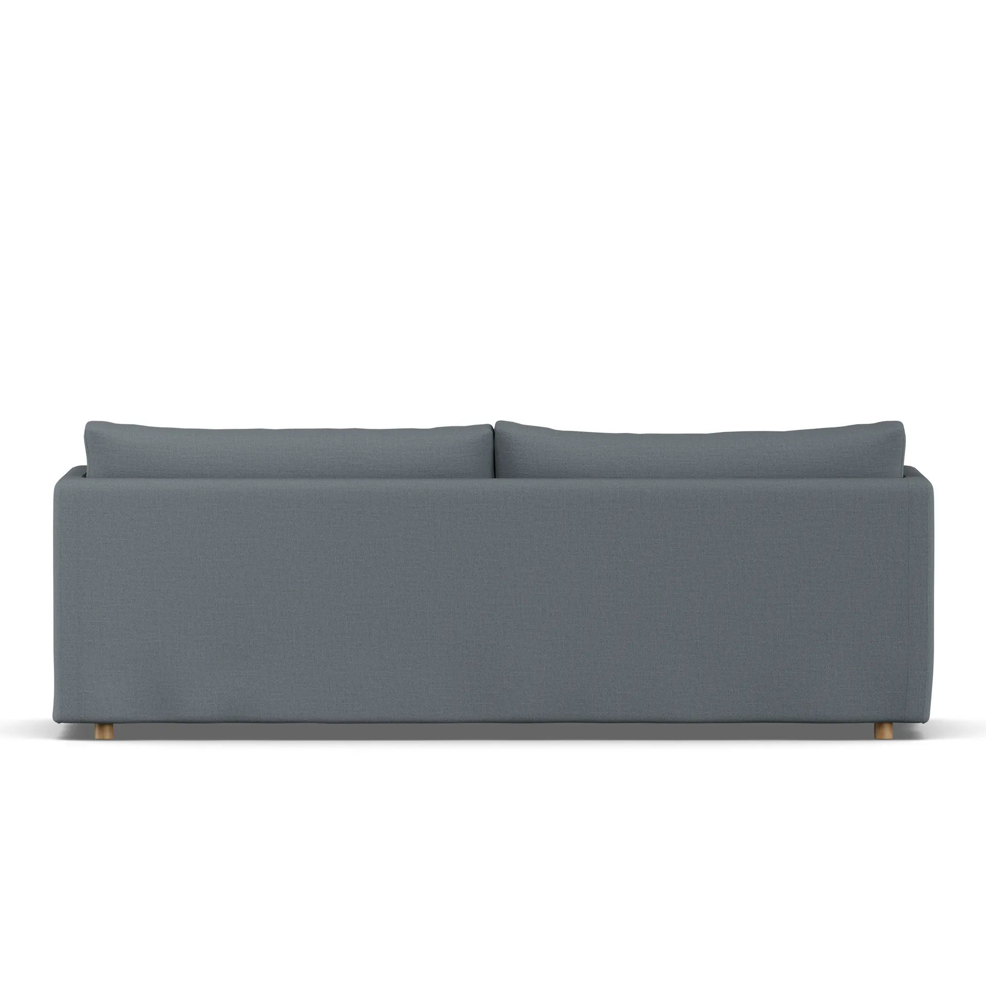 Linnevik sofa, Same Blue 6678-hvitoljet eik, 4-seters, med skjørt 1898