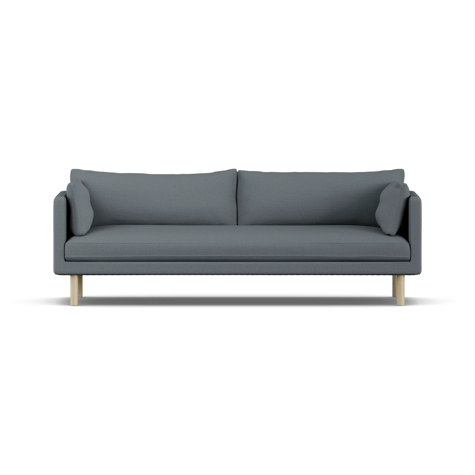 Linnevik sofa, Same Blue 6678-hvitoljet eik, 4-seters, uten skjørt 1898