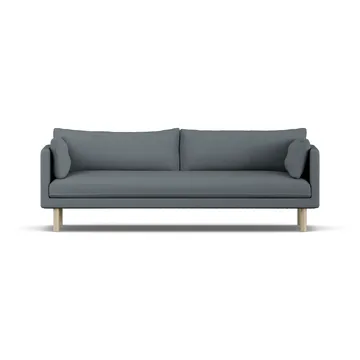 Linnevik sofa - Same Blue 6678-hvitoljet eik, 4-seters, uten skjørt - 1898