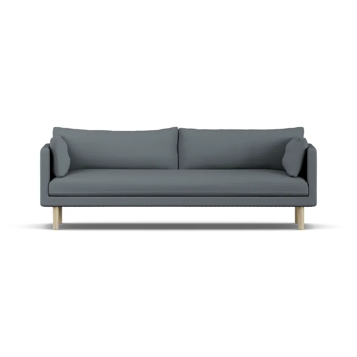 Linnevik sofa - Same Blue 6678-hvitoljet eik, 4-seters - 1898