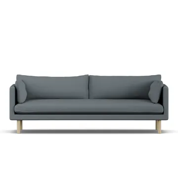 Linnevik sofa - Same Blue 6678-hvitoljet eik, 4-seters - 1898