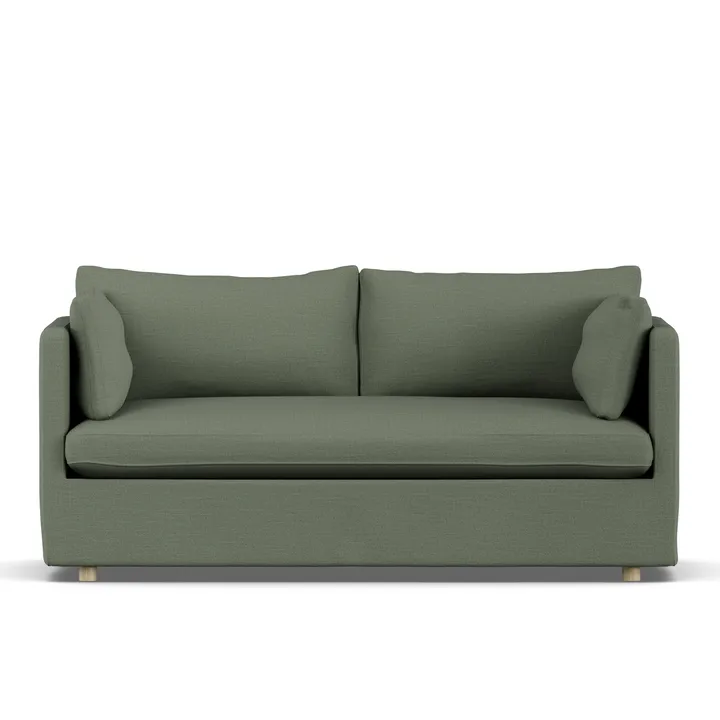 Linnevik sofa - Same Forest 6677-hvitoljet eik, 2-seters, med skjørt - 1898