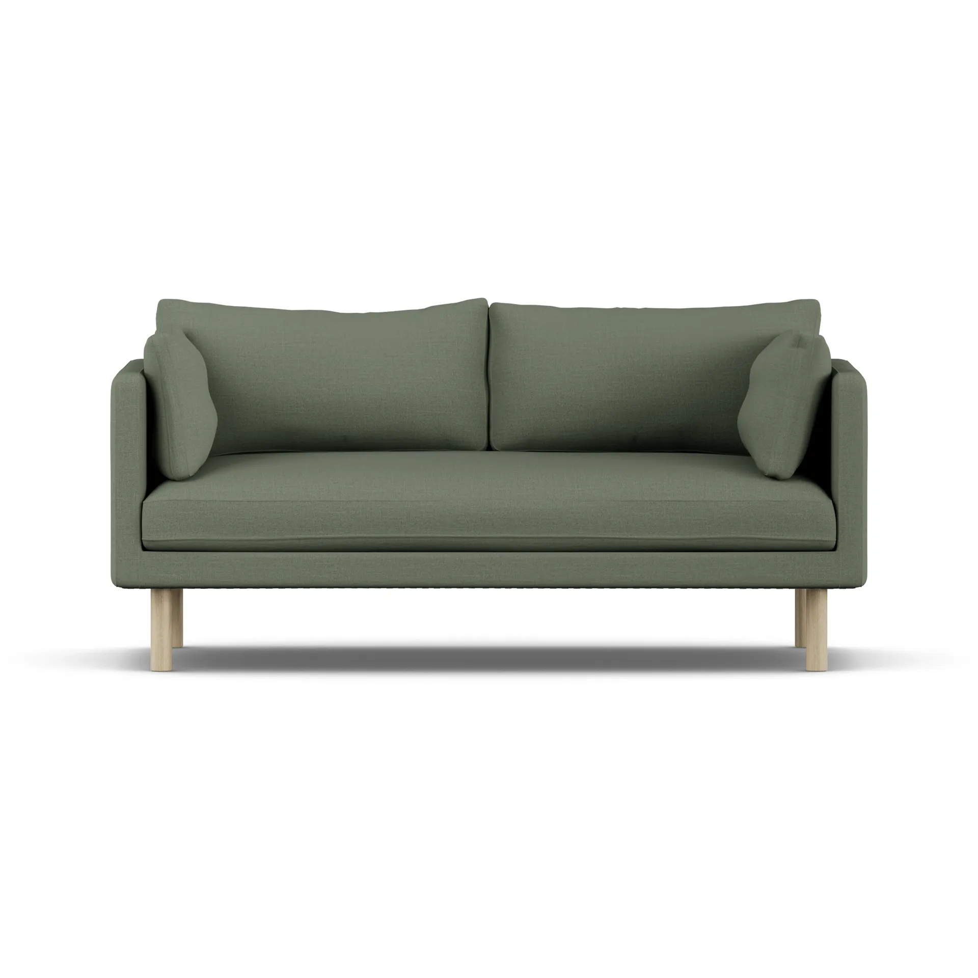 Linnevik sofa, Same Forest 6677-hvitoljet eik, 2-seters, uten skjørt 1898